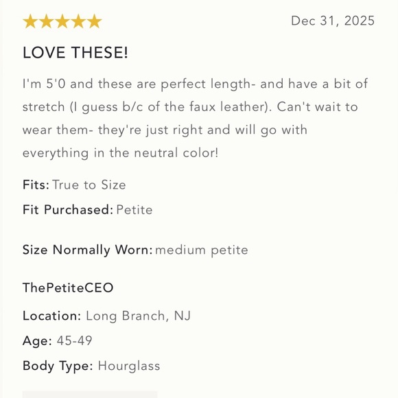 NWT Size 31 - The Colette Faux Leather Crop Wide-Leg Pants Maeve (NWT US$ 148) - Picture 13 of 16